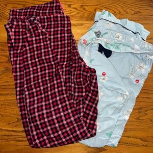 Bundle of large tall women’s pajama pants old navy and aerie